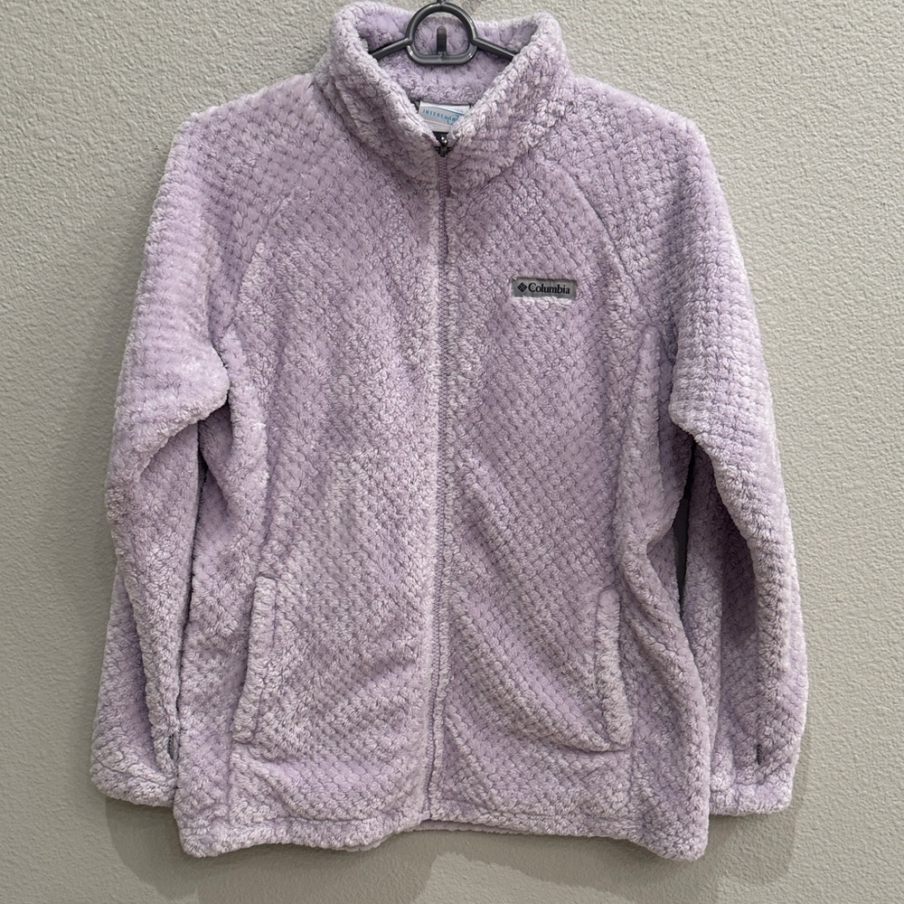 Columbia Girls' Plush Full-Zip Jacket - Light Lavender